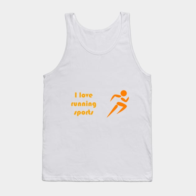 I love running sports Tank Top by busines_night